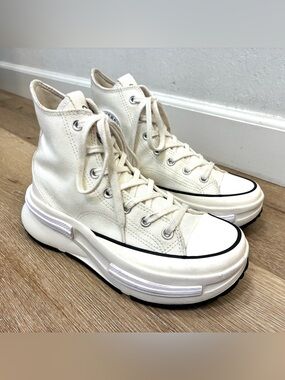 Converse Run Star Legacy CX White Unisex Casual Platform Shoes Men 6 Women 7.5